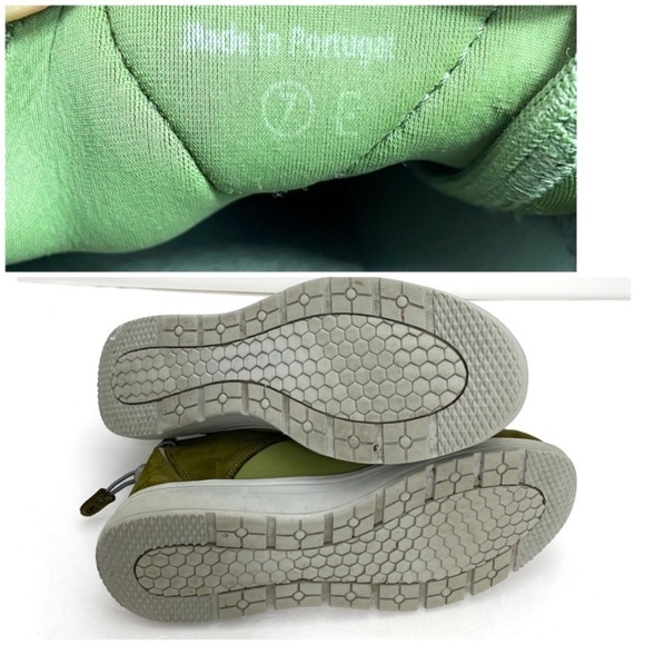 PANDERE Saturday Clinical Professionals Working Shoes in Green Suede - Picture 9 of 12